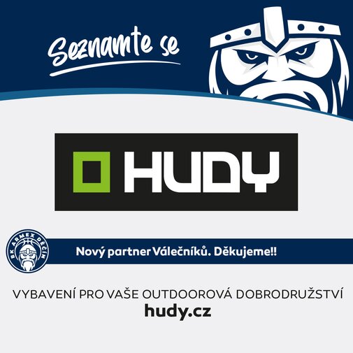 HUDY - nový významný partner děčínských Válečníků HUDY - nový významný partner děčínských Válečníků