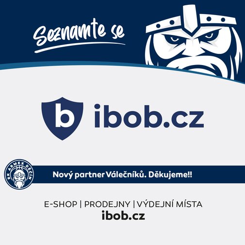 ibob.cz - nový významný partner děčínských Válečníků ibob.cz - nový významný partner děčínských Válečníků