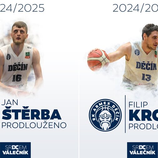 Jan Štěrba a Filip Kroutil zůstávají Jan Štěrba a Filip Kroutil zůstávají