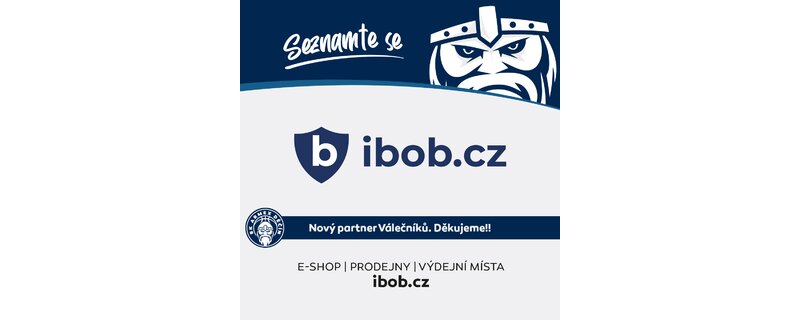 ibob.cz - nový významný partner děčínských Válečníků ibob.cz - nový významný partner děčínských Válečníků