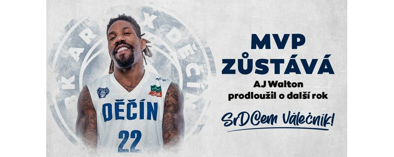 AJ Walton zůstává v Děčíně AJ Walton zůstává v Děčíně