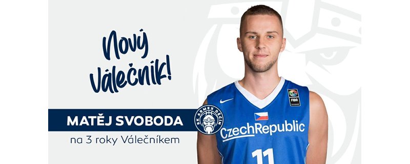 Matěj Svoboda novým Válečníkem Matěj Svoboda novým Válečníkem