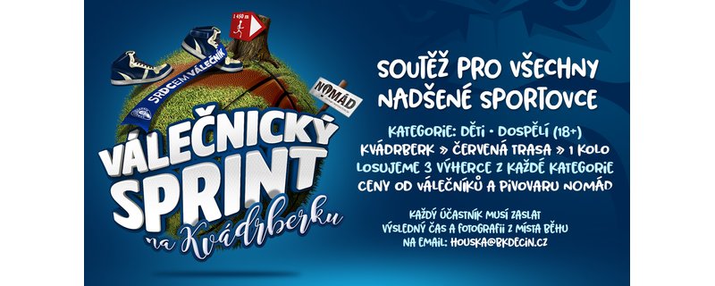 Válečnický sprint - losování výherců Válečnický sprint - losování výherců